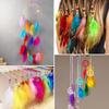500PCS Macaron Goose Feather Dreamcatcher Accessories for DIY Craft Birthday Gift Box Fillers Party SuppliesChristmas Decoration