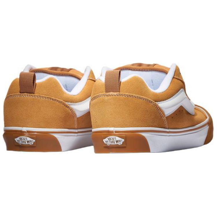 Vans Knu Skool Comfortable Fashion Low-Top Skate Shoes Men Sneakers Yellow VN0009QCBLS18