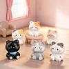 10Pcs Cute Mini Cat Figurines Resin Craft Hand Painted Tiny Kitten Models For Fairy Garden Diy Micro Landscape Decor Accessorie