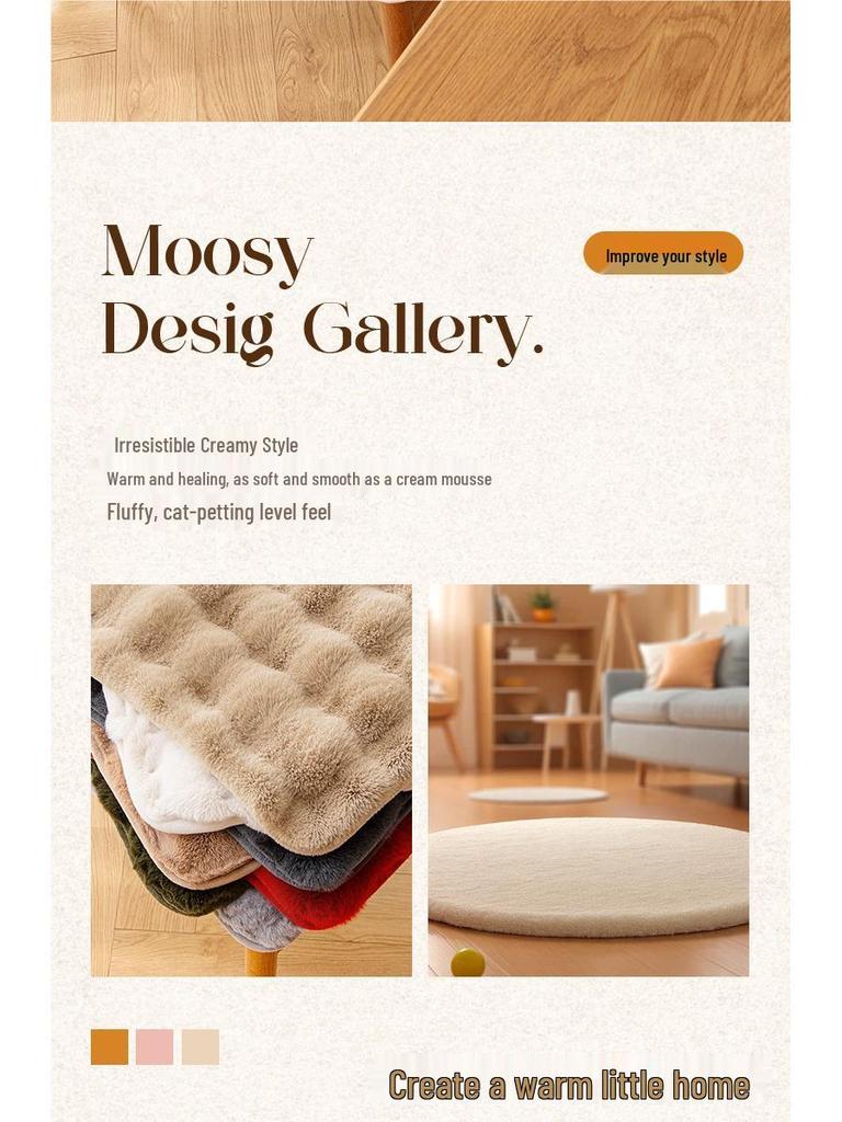 Plush Rabbit Winter Seat Cushion – Thick, Warm, and Comfortable for Long Sitting