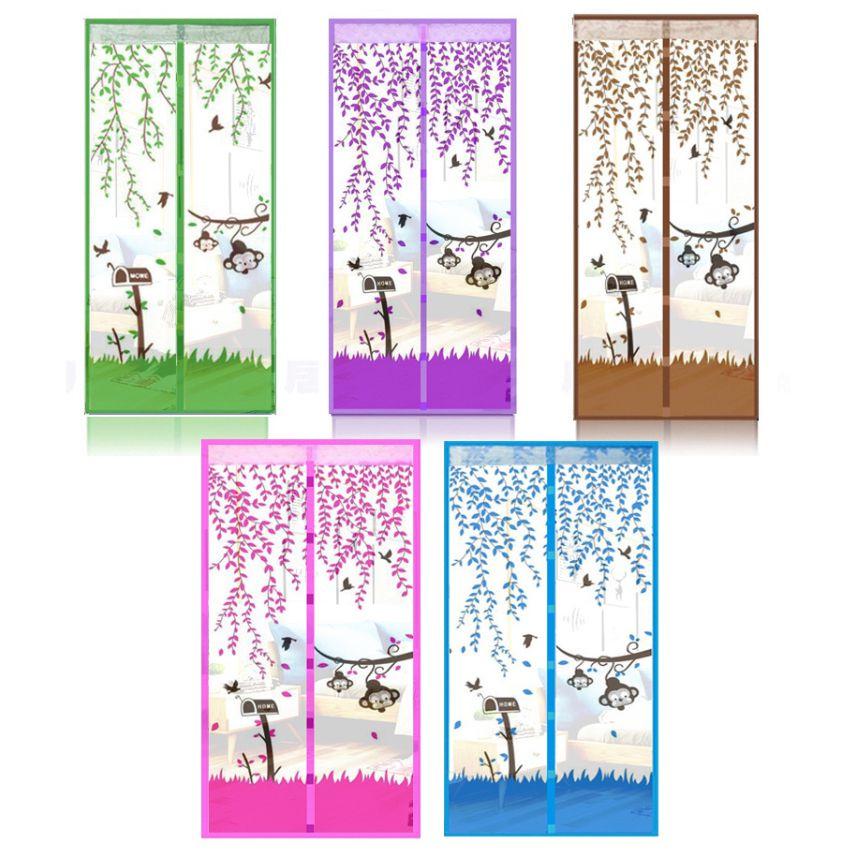Anti Insect Mosquito Bugs Magnetic Tulle Automatic Closing Door Screen Mesh Net