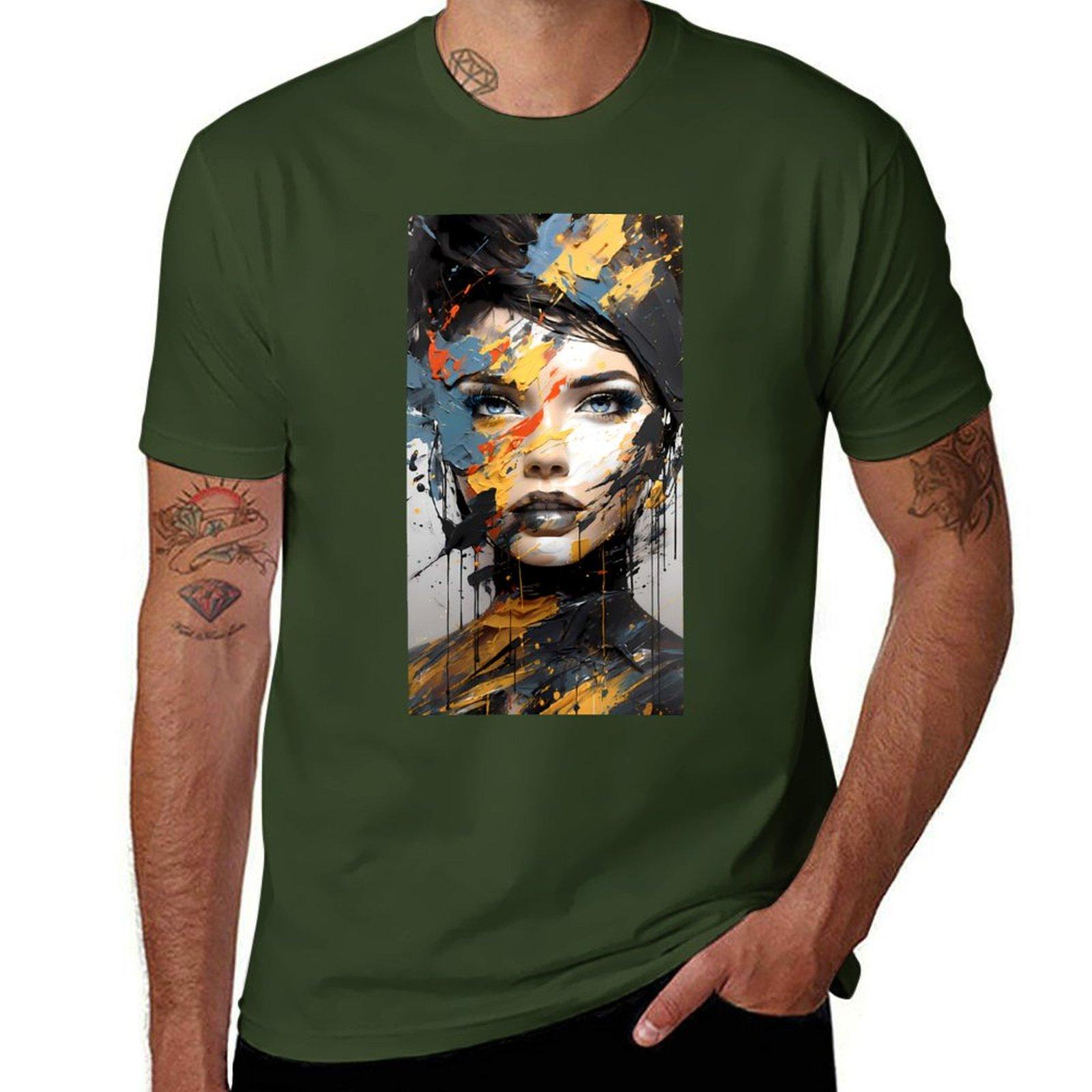 

SANDRA 2 Tshirt for a boy funnys mens plain t shirts 4XL