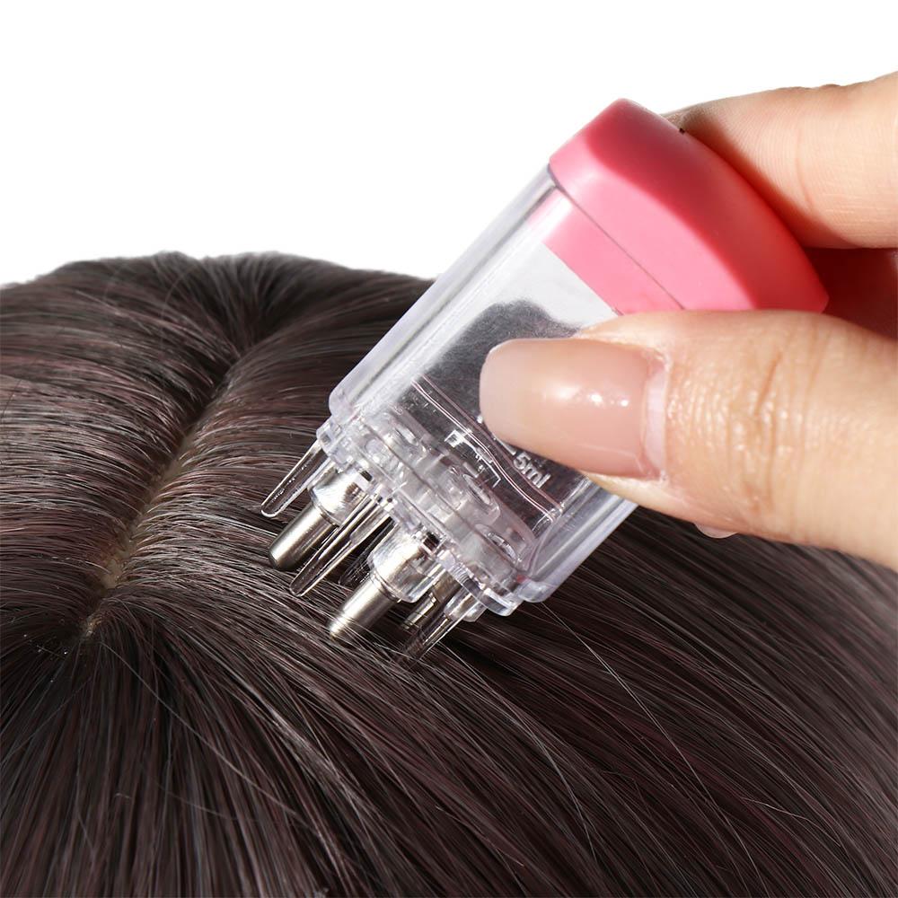 Mini Portable Oil Applicator Bottle Anti Hair Loss Liquid Guide Roller Brush  Alopecia