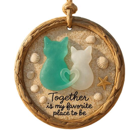 Vánoční ozdoba Highlandská kráva 2D Akrylové vánoční ozdoby do auta Slavnostně tématická závěsná dekorace na zpětné zrcátko, na stromek a pro sváteční domácí expozici