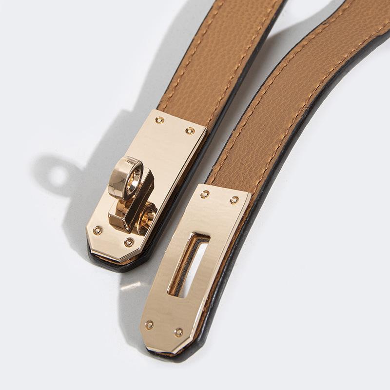 Women's Elegant Small Fragrance Style Versatile Atmospheric and Elegant Women's Belt Classic Fashion Commuting Women's Belt