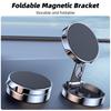 FONKEN Suport rotund, pliabil, magnetic al mașinii, panou de bord pentru navigație GPS, pentru toate telefoanele mobile, suport rotativ cu magnet automat