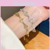 Alloy Heart Cloud Cuff Bracelet With Elegant Design For Women Gift Occasion