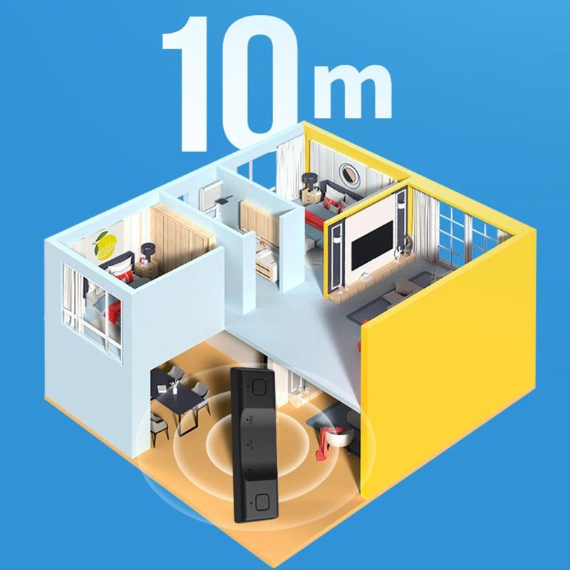 Drahtloser Sender FM-Empfänger Typ-C Bluetooth-kompatibel 5.0 Adapter Dongle Konverter für PC TV h