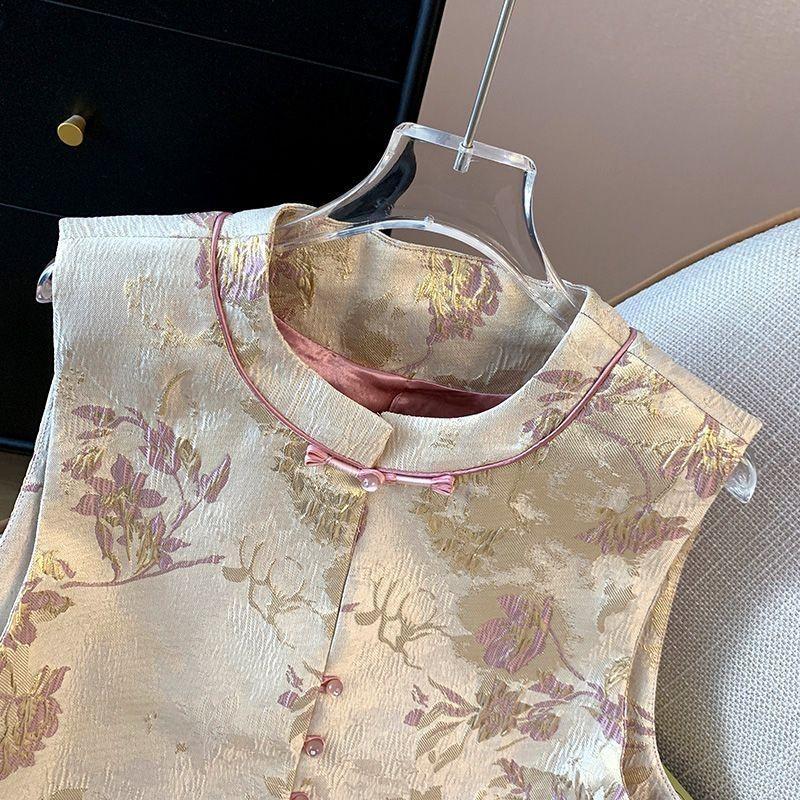 Spring Vest Women's High-end Top Vest Vest Vest Retro Vest