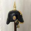 Deutscher Preußischer Pickelhaube Helm, Kaiserlicher Offiziershelm Tragbar für Erwachsene Geschenk