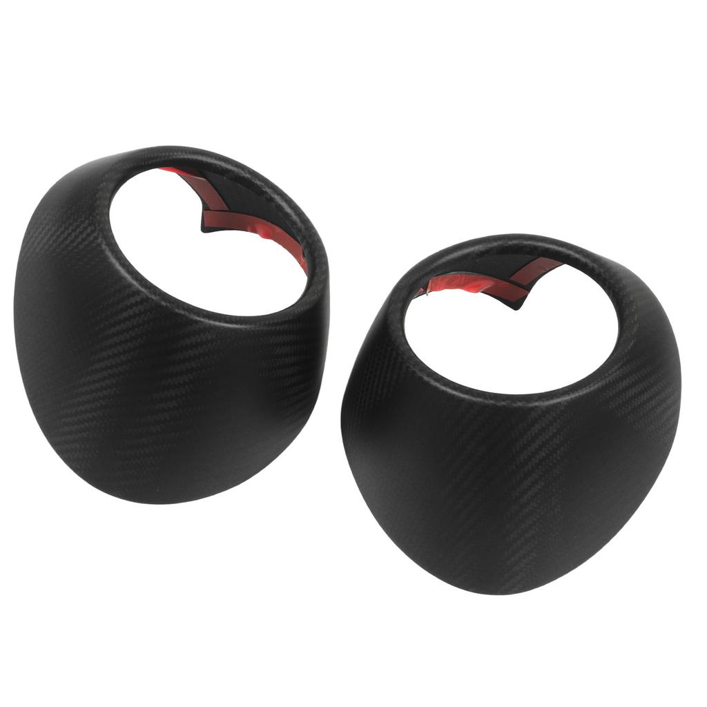 2 Pcs AC Vent Trim Dry Carbon Outlet Cover Front Dashboard Decoration Sticker Replacement for 2022 and Up LHD