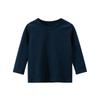 Children's Long Sleeve T-shirt Round Neck Solid Color Advertising Shirt