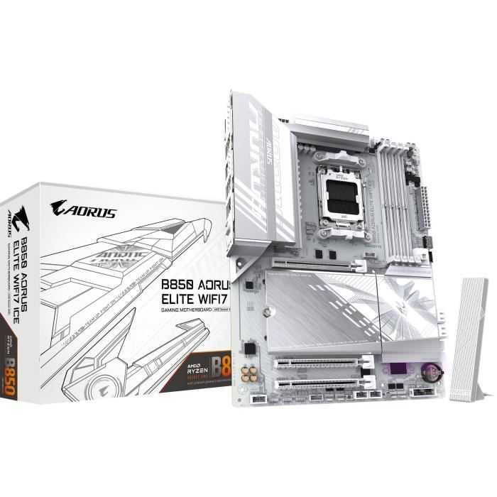 Placă de bază - GIGABYTE - B850 AORUS ELITE WIFI7 ICE