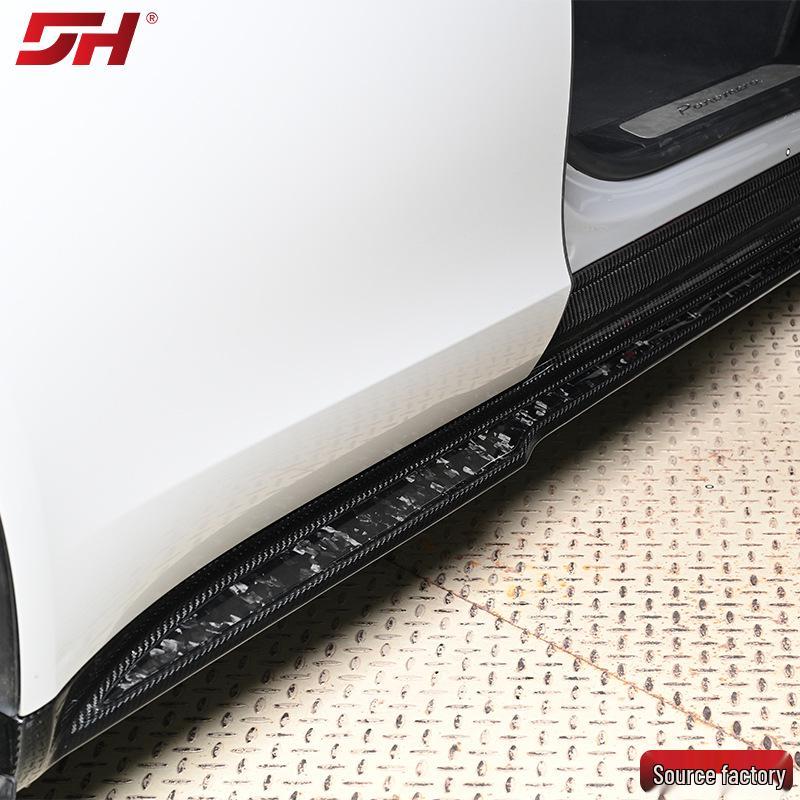 Fits Porsche Panamera 17-25 Models (971-976): SD Dry Carbon Non-Destructive Side Skirts