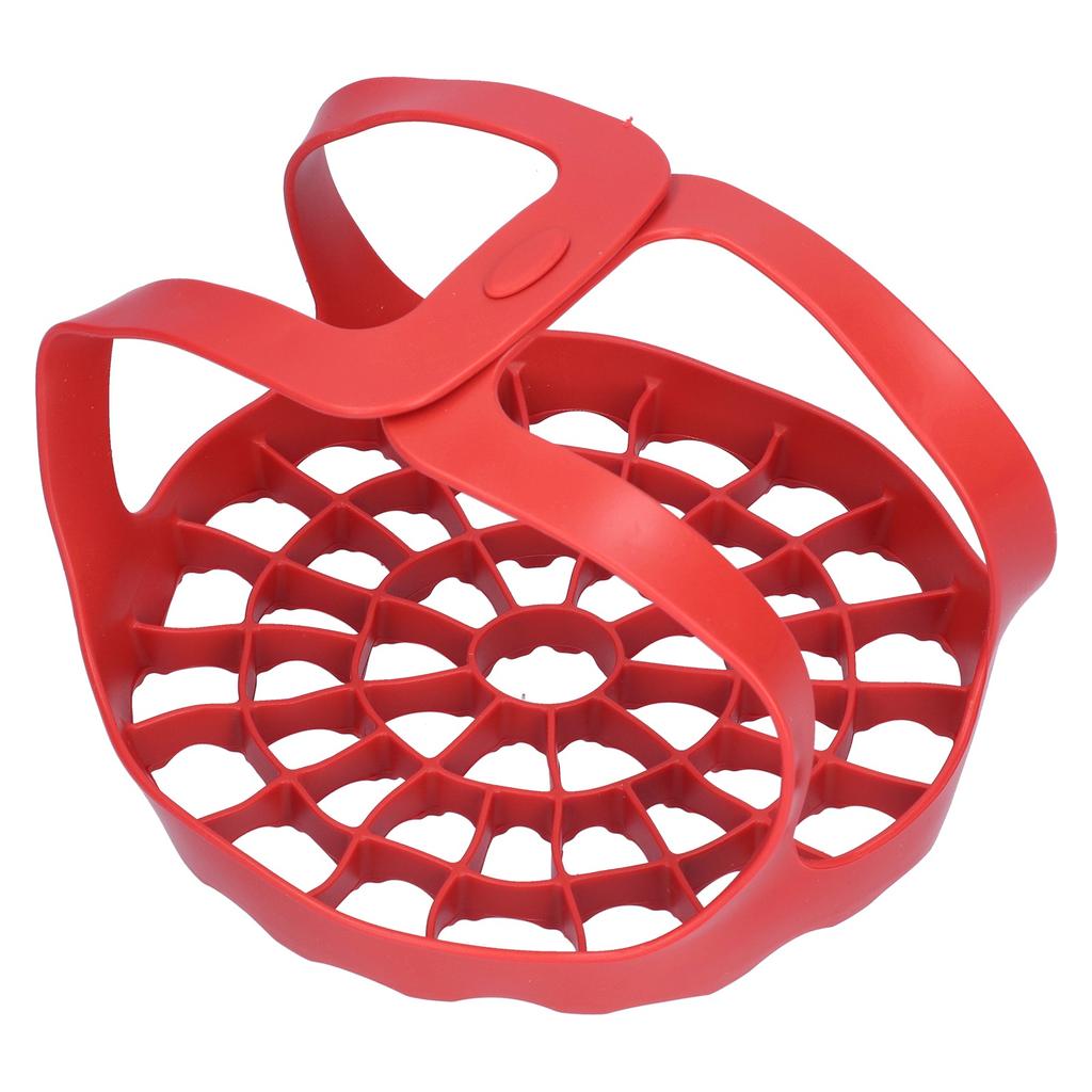 Silicone Steamer Multifunctional Portable Drain Basket Pressure Cooker Bakeware Sling