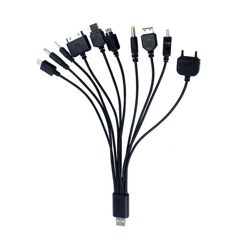Universal Usb To Multi Plug Cell Phone Charger Cable 10 To 1 Usb Cable For Phone Charger Cable