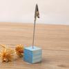 1 Pièce Clip Décoratif en Bois Rétro Simple pour Notes Autocollantes Photos de Bureau Clip Poisson Porte-Cartes Message Luxe