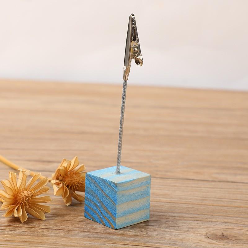 1 Pièce Clip Décoratif en Bois Rétro Simple pour Notes Autocollantes Photos de Bureau Clip Poisson Porte-Cartes Message Luxe