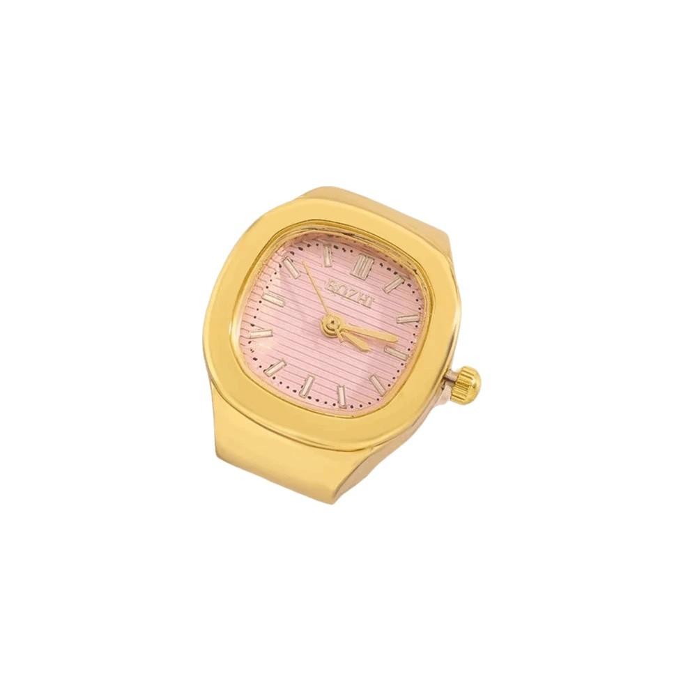 Punk Rings Jewelry Clock Vintage Finger Watch Ring Hip Hop Roman Quartz Watch  Women