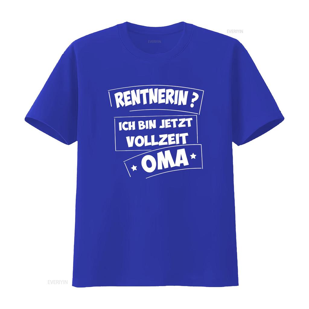 Rentnerin Ich Bin Jetzt Vollzeit Oma Rente Womens T Shirt Stylish and Comfortable vintage Washed Stretched homme