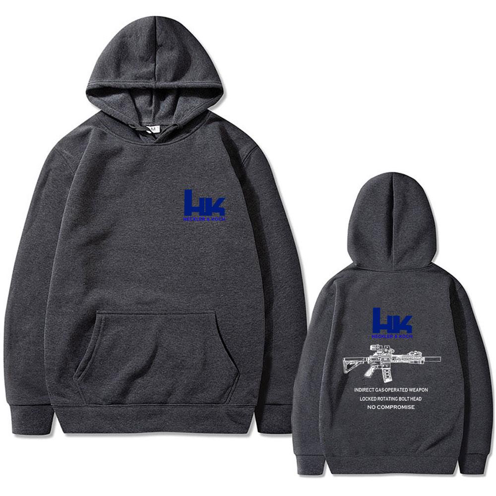 Heckler & Koch HK416 Graphic Hoodie Forward Observations Group Pullover Men's Women's Fashion Casual Oversized Hooded Sweatshirt