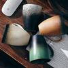 320ml Ceramic Mug Coffee Cup Milk Tea Coffee Mug Vintage Gradient Matt Porcelain Mugs Home Office Coffee Tea Cup Drinkware Gift