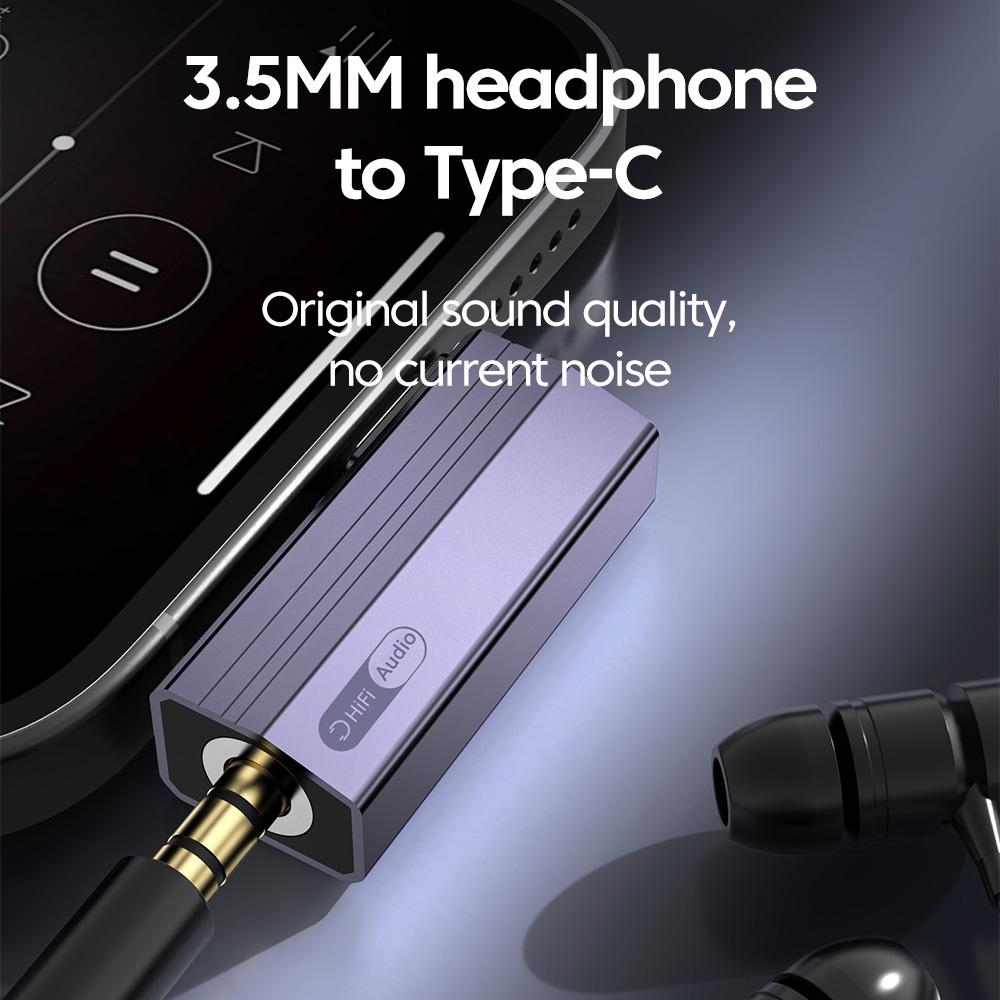 USB Type C To 3.5 Jack Earphone Adapter USB A /USB-C 3 5mm Audio Aux Converter For IPhone 15 16 Pro MAX Samsung Huawei Tablet