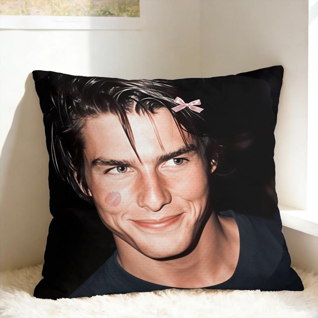 Tom C-Cruises Actor Pillowcases  Morden Pillow Case For Sofa Bedroom Home Decor Design Pillow Cover