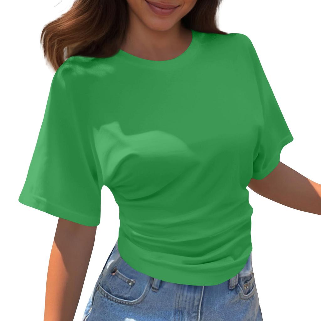 Women's Round Neck  Loose Lightweight Spring/Summer Top