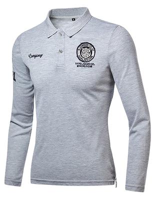 Golf Polo Single Point Long Sleeve Golf Color Matching Round Smart Everyday Unique Spring Elegant Logo M-SING Men's Shirt, Shirt, Sportswear, Top,
