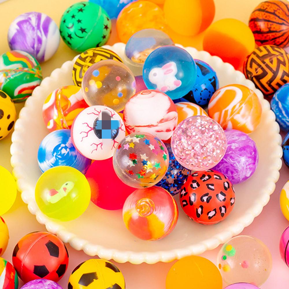 10/20/30/40/50 Stück Hüpfbälle Spielzeug Kindergeburtstag Mitgebsel Geschenke für Gäste Gummi Hüpfball Pinata Goody Bag Füllung Preise