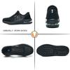 Men's Summer Mesh Breathable Steel Toe Safety Shoes Anti-Smash Puncture Proof Kevlar Comfortable Outdoor Work Shoes