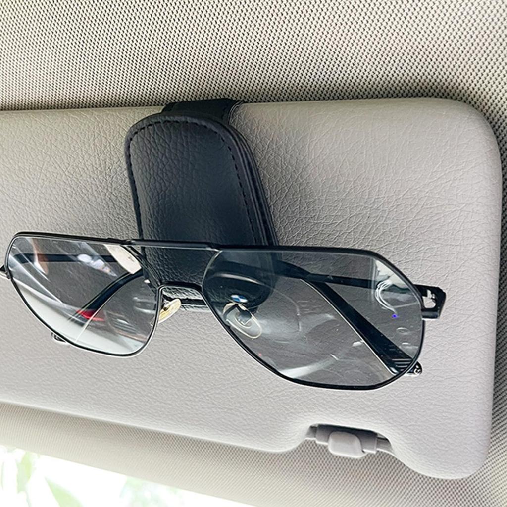 Sunglasses Holder for Protects Easy Magnetic Car Sun Visor Glasses Card Holder [KESERLIG] Car, Glasses, Attachment, Holder, Gift, Commuting, Driving,