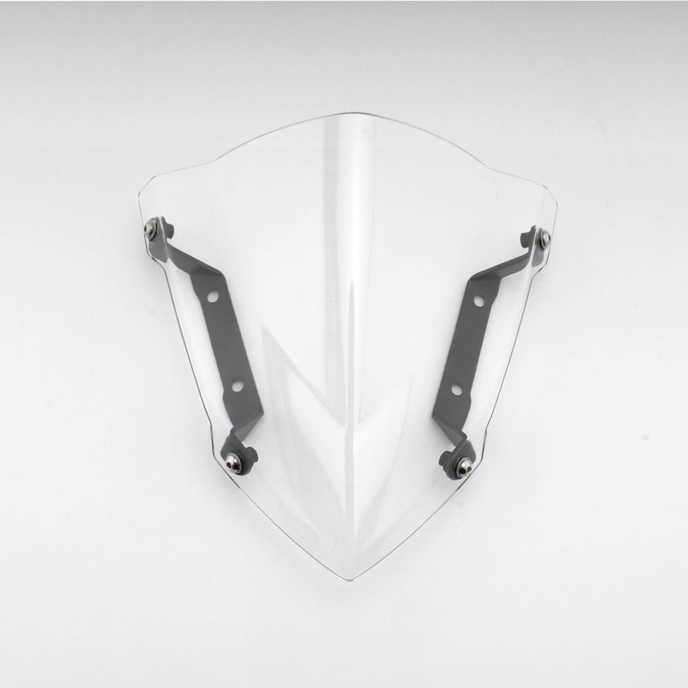 Stilvoller Frontscheibenabweiser für Yamaha Mt09 Fz09 in solider grauer Farboption