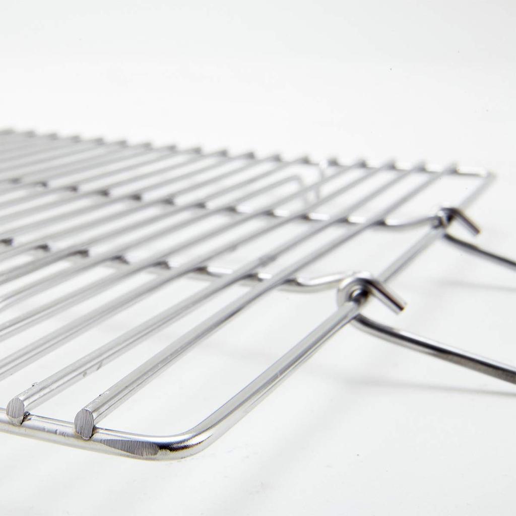 LOGOS Extra Thick Stainless Steel Grilling Net M 81063961