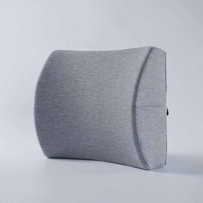 Memory Foam Lumbar Support Cushion for Office Chair and Car Seat - Slow Rebound Pad