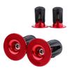 2pcs Colorful Aluminum Bike Bicycle Handlebars Bar Grips End Plugs Caps Bike Accessory