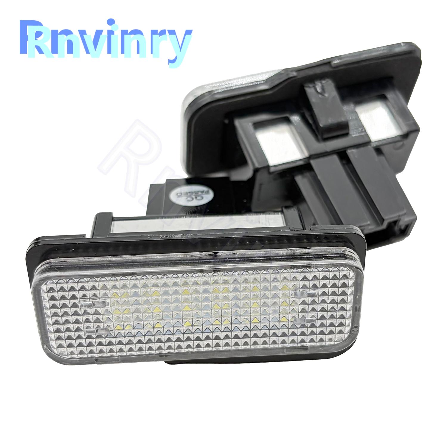 

2x подходит для Mercedes Benz CE CLS-Class W203 W211 W219 R171 2D 2004~11 SMD задние белые светодиодные фонари номерного знака Canbus