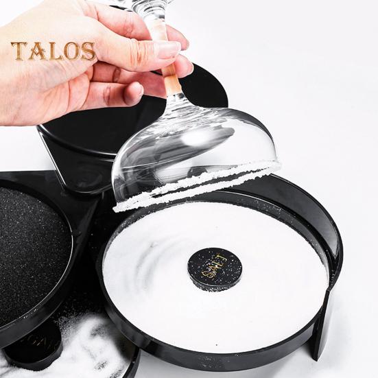 3patrový barový okrajovač sklenic Solný a cukrový okrajovač Krabička na koření Separátor koktejlových ingrediencí Barové náčiní pro Margaritu