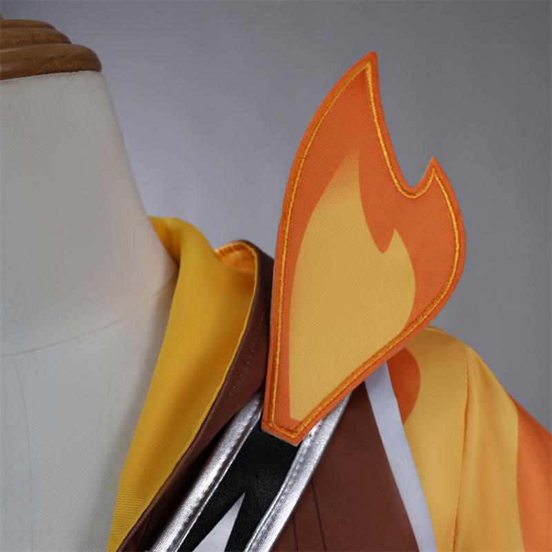 Game Genshin Impact Bennett Cosplay Costume Adventures In Blazing Hue Bennett Halloween Men Suit Party Outfit  Skin