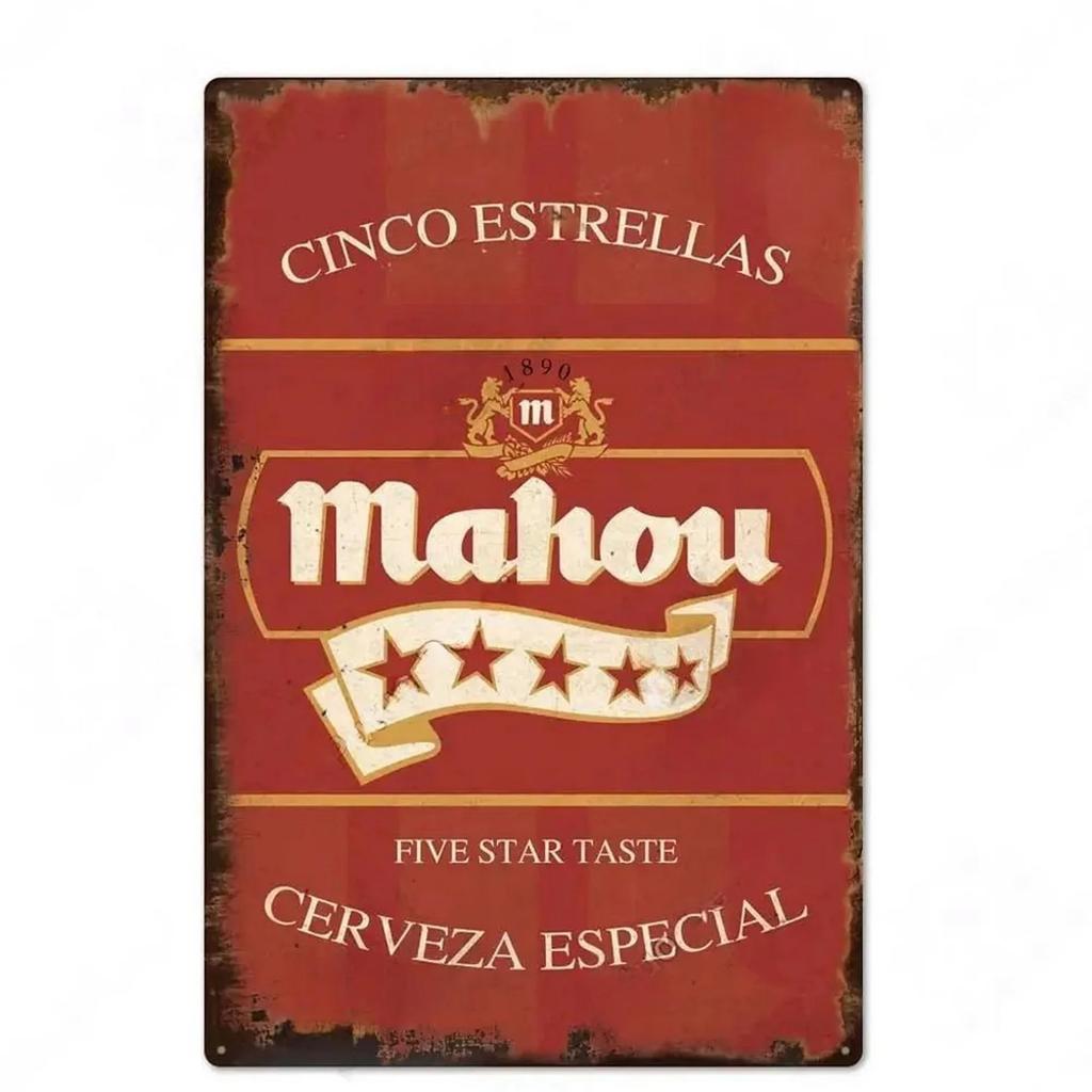 Wall Plaque Decor Bar Beer Wine Metal Poster Plate Vintage Tin Sign Decoration Man Cave Garage Iron Plate Painting Shabby Signs