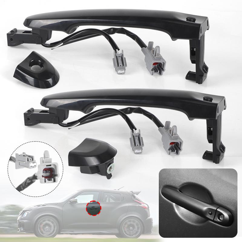 Left Right Exterior Front O/S Door Handle Keyless Entry For Nissan Juke 2010 2011 2012 2013 2014 2015 2016 2017 2018