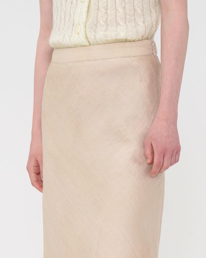 Sisterhood Long Flare Skirt - Beige