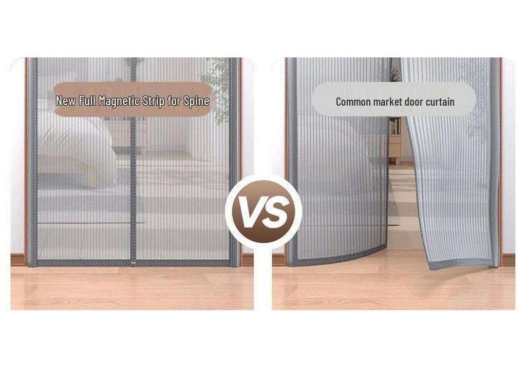 2025 Magnetic Mesh Gauze Curtain: Punch-Free, Strong Mosquito Repellent for Home and Bedroom Doors