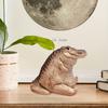 Statue de Crocodile Figurine d'Art Animal de Collection Sculpture Ornement de Paysage pour Jardin Arrière