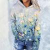 Floral Daisy 3d Print Hoodie Women Fashion Oversized Hoodies Women Sweats Coat Hooded Sweats Pullover Women's Clothing Flower