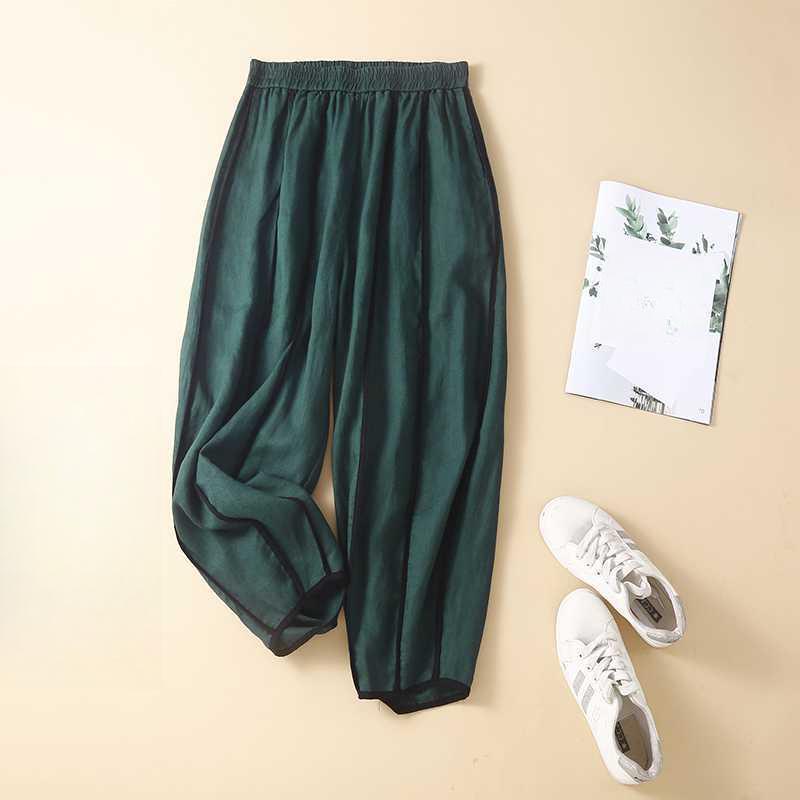 

Women s Lightweight Lounge Trousers 2XL зелёный