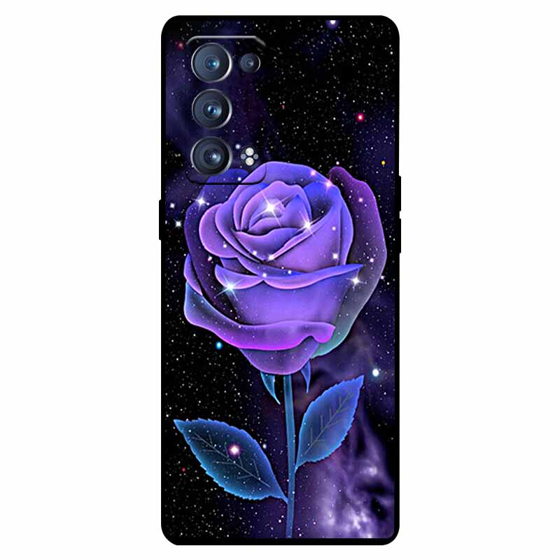 For Oppo Reno 6 Pro 5G Case Snapdragon Shockproof Soft Silicone TPU Back Cover For Oppo Reno 6 Pro CPH2247 Phone Cases Cute Capa