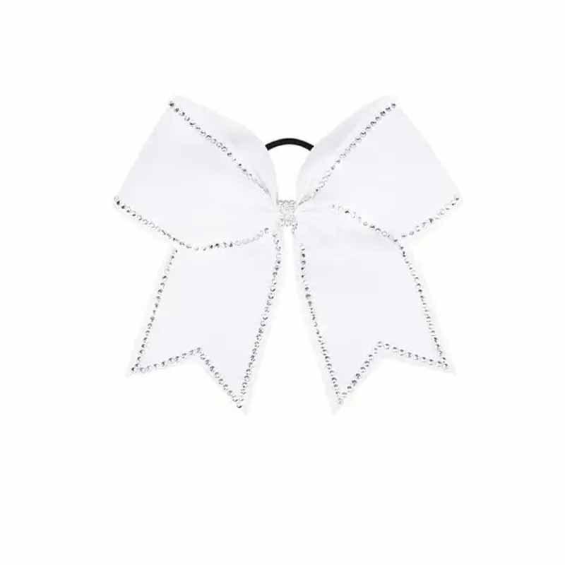 Sparkling Rhinestone Swallowtail Bow Hair Tie and Clip Set