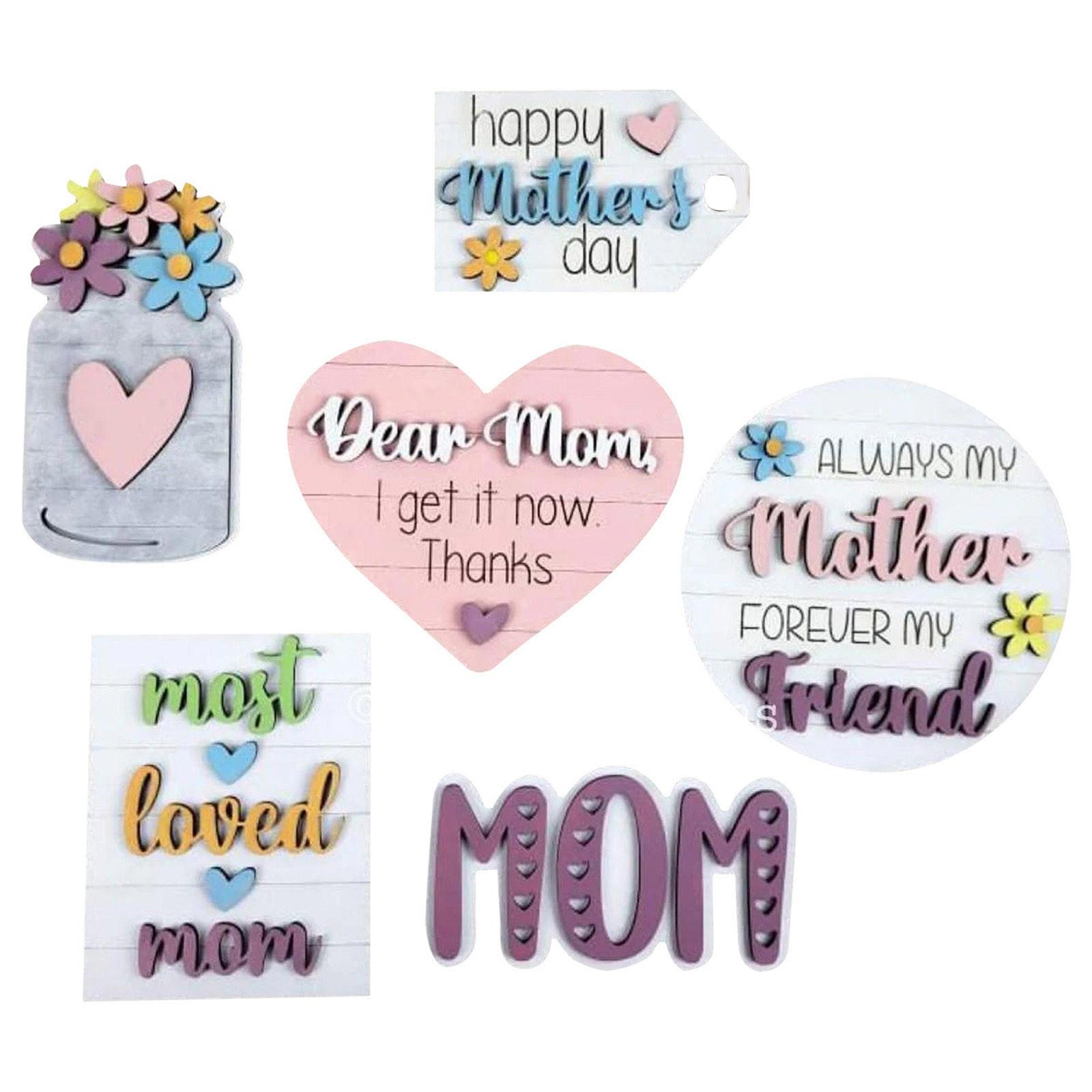 

Многослойный поднос с орнаментом ко Дню матери, декоративный деревянный многослойный поднос, обеденный стол, домашний уличный декор, знаки как